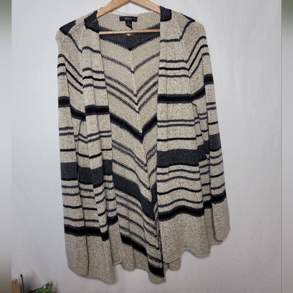 Style & Co Long Sleeved Knitted Cardigan